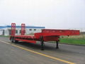 Low flat-panel semi-trailer