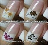 Beautiful 2012 newly design nail sticker 