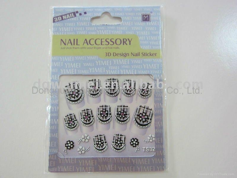 Beautiful 2012 newly design nail sticker  4