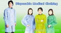 Nonwoven surgical gown