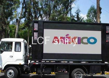 PH10 Truck Trailer Mounted LED Screen for Working Temp -20°C - 50°C  2