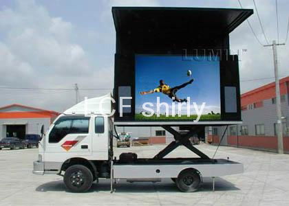 PH10 Truck Trailer Mounted LED Screen for Working Temp -20°C - 50°C 