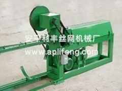 Straight wire mesh machine