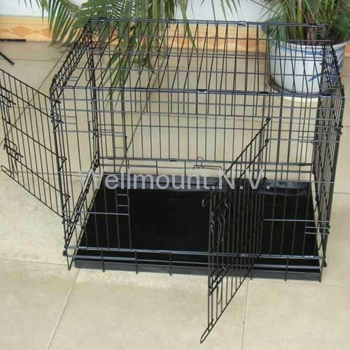 Dog Puppy Pet small 24'Cage Folding Carrier Crate 3