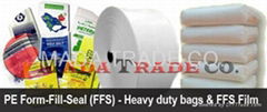 PE. Form-fill-seal (FFS) Film &  bags 