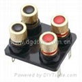 audio accessory brass terminal connector