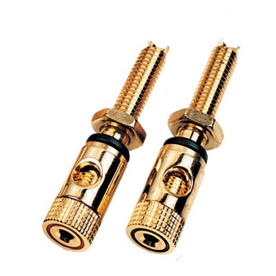 audio parts brass binding post connector 3