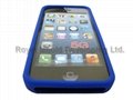 Fingerprint silicone case for iphone 5 4