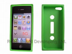 magnetic tape silicone case for iphone 5