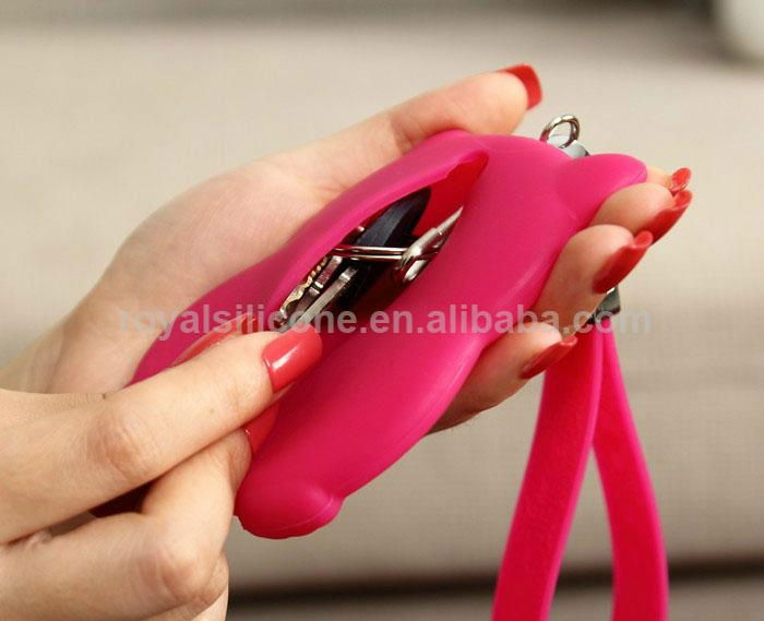 Lucky Cat silicone key bags 4
