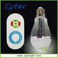 LED RF Brightness Dimmable Bulb