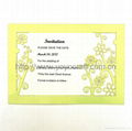 2012 hot! Various designs of invitation cards OEM service 2