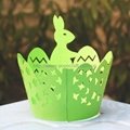 "Happy easter" cupcake wrappers in various designs 2