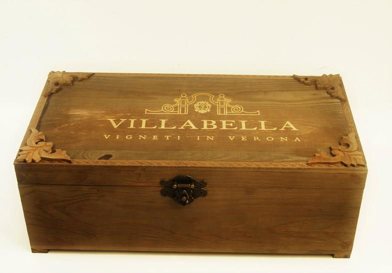 old real wood box for wine(JMWB011) 4