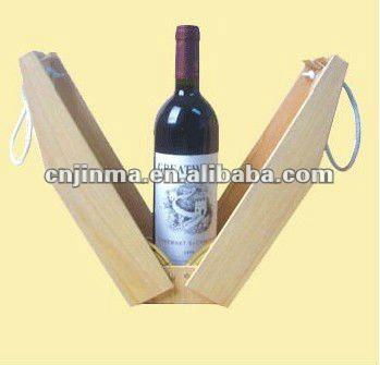 recycle wooden wine glasses gift box