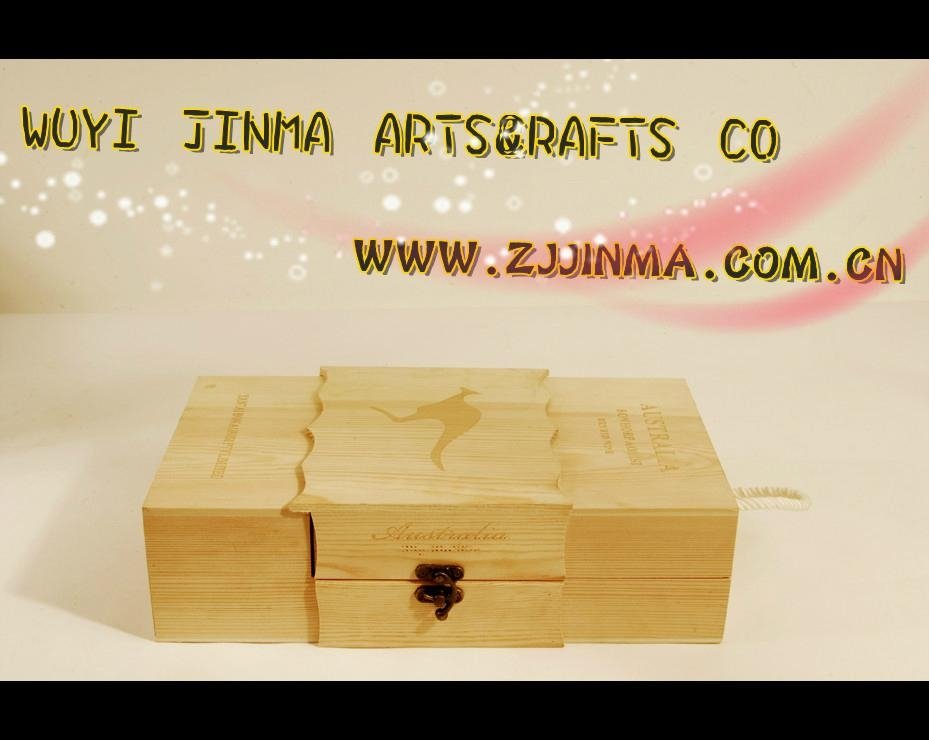 Pine new style wooden packaging box 2