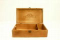 Beautiful recyclable wooden wine gift box