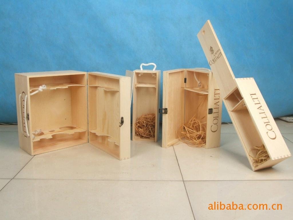single slide wooden wine box 4