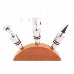 Zinc Alloy wine bottle stopper(JM8182)