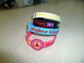 custom debossed silicone wristband 3 colors fill in promotion gift  1