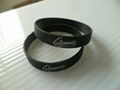 black eternity wristband for funeral adult size custom custom texts & logo