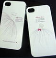 wedding red bow mobile phone case for