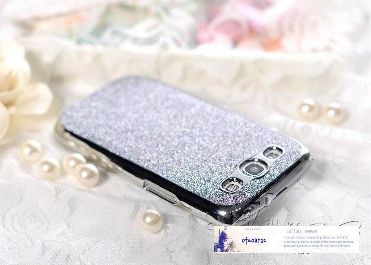 glitter case for samsung galaxy s3 i9300 leather and plating cover 3