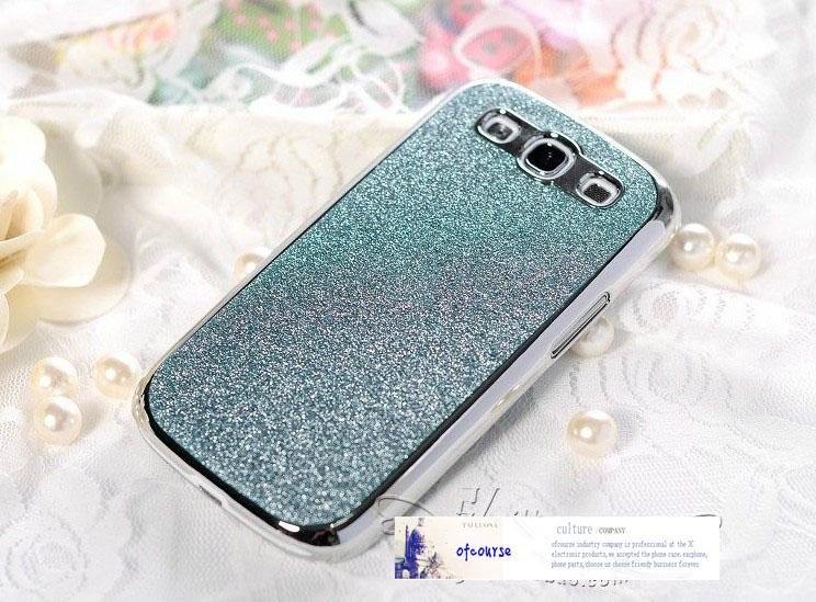 glitter case for samsung galaxy s3 i9300 leather and plating cover 4
