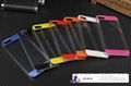 transparent two-color jelly mobile phone case for iphone 5 hard cover