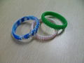 New Fashion tyre style health silicone wristband promotion gift bracelet 3