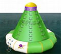 Inflatable water recreation facilities