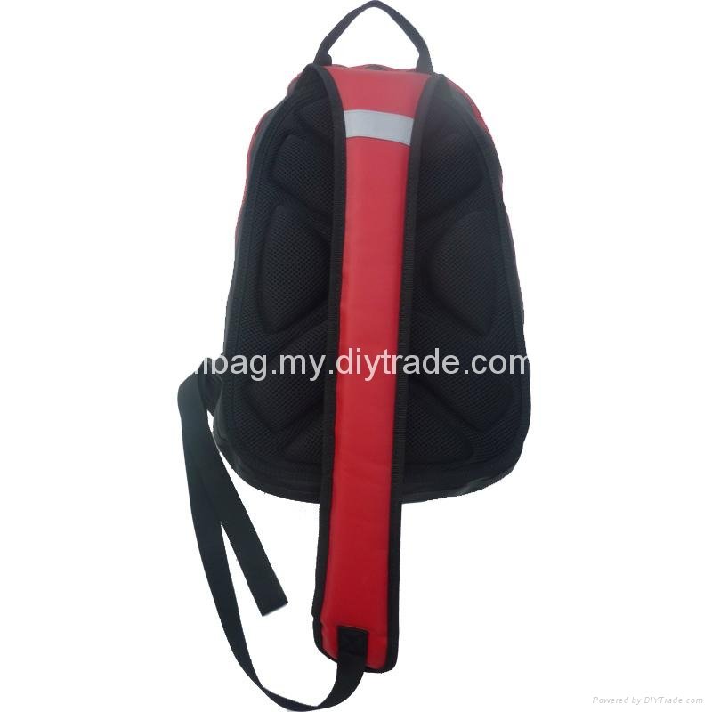 Red Waterproof backpack bag for hiking  3