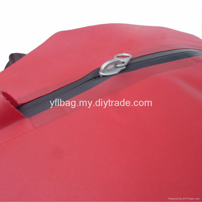 Red Waterproof backpack bag for hiking  4