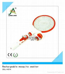  rechargeable mosquito  swatter  with  LED light  