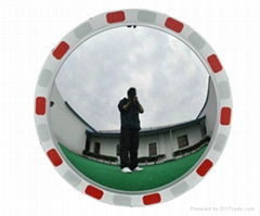 Reflective convex mirror 