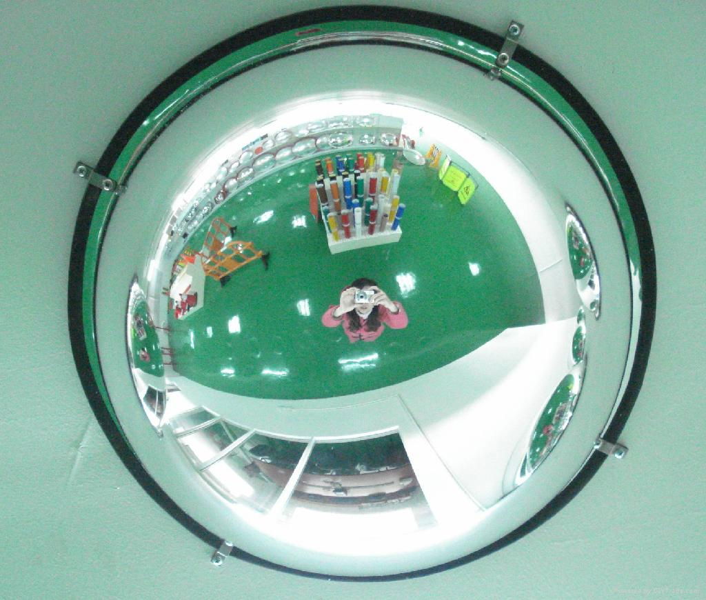  360 degree acrylic Full Dome Ceiling Mirror for safety