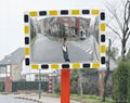 wide angle Yellow-black Reflective convex mirror for highway safety 1