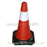 reflective PVC Traffic cone for road safety 2