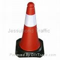 reflective PVC Traffic cone for road safety 2