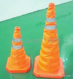 reflective PVC Traffic cone for road safety 4
