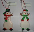 Slender hanging decoration of santa and