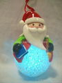 Christmas santa above on LED EVA ball