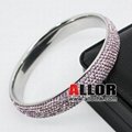 Stainless steel bracelet with stellux Austrian crystal  for woman