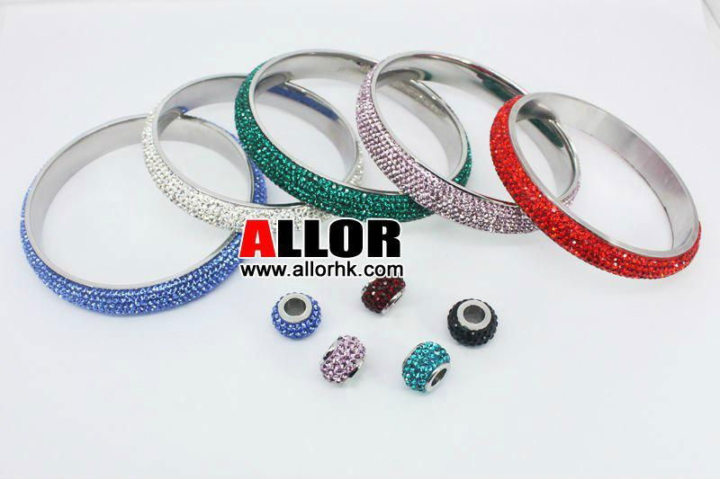 Stainless steel bracelet with stellux Austrian crystal  for woman 3