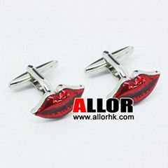 Novelty red lip stainless steel