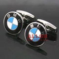 Stainless steel BMW cufflinks 1