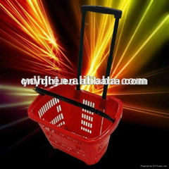 Shopping Rolling Basket with Wheels YD-B-01