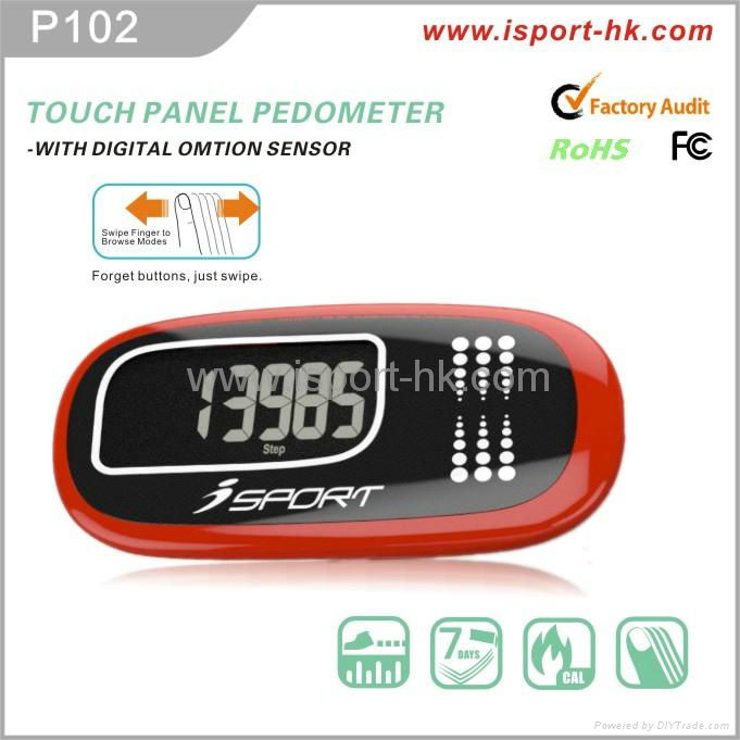 Sport body fat analyzer pedometer with step counter and calorie meter