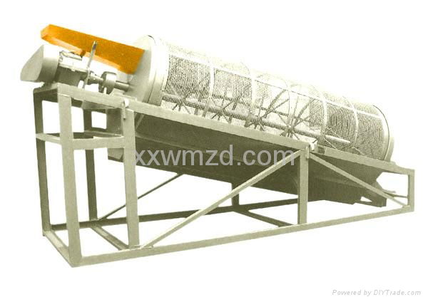 Mining trommel screen for separating waste  5