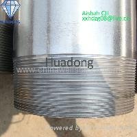 Stainless steel casing pipes